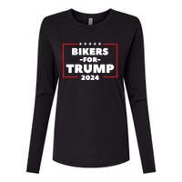 Bikers For Trump 2024 Womens Cotton Relaxed Long Sleeve T-Shirt