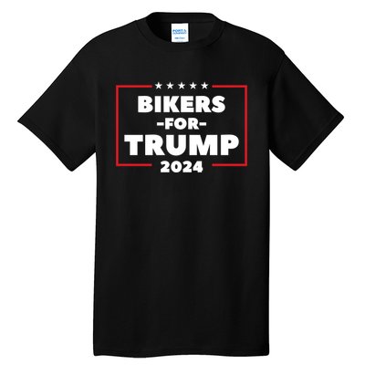 Bikers For Trump 2024 Tall T-Shirt