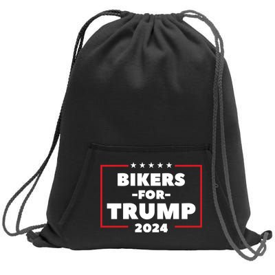 Bikers For Trump 2024 Sweatshirt Cinch Pack Bag