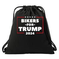 Bikers For Trump 2024 Drawstring Bag