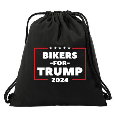 Bikers For Trump 2024 Drawstring Bag