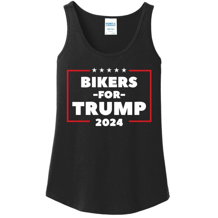 Bikers For Trump 2024 Ladies Essential Tank