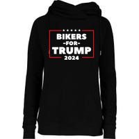 Bikers For Trump 2024 Womens Funnel Neck Pullover Hood