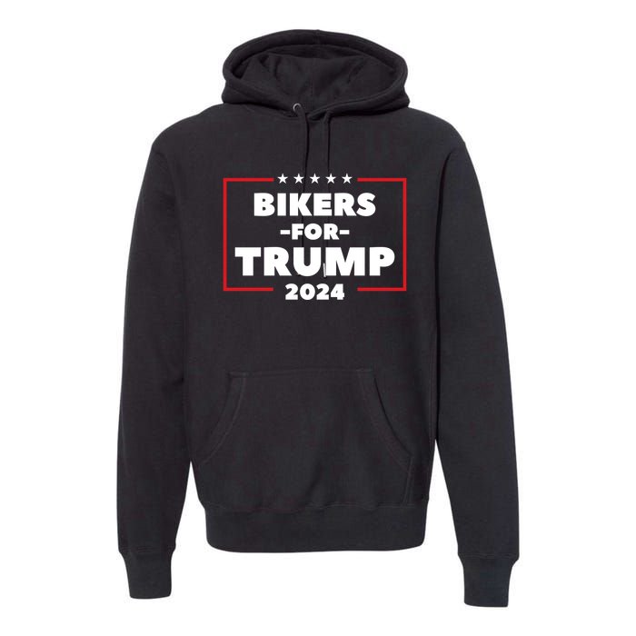 Bikers For Trump 2024 Premium Hoodie