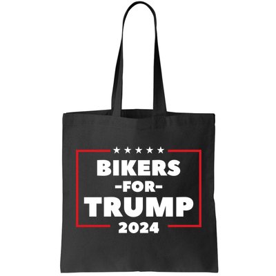 Bikers For Trump 2024 Tote Bag