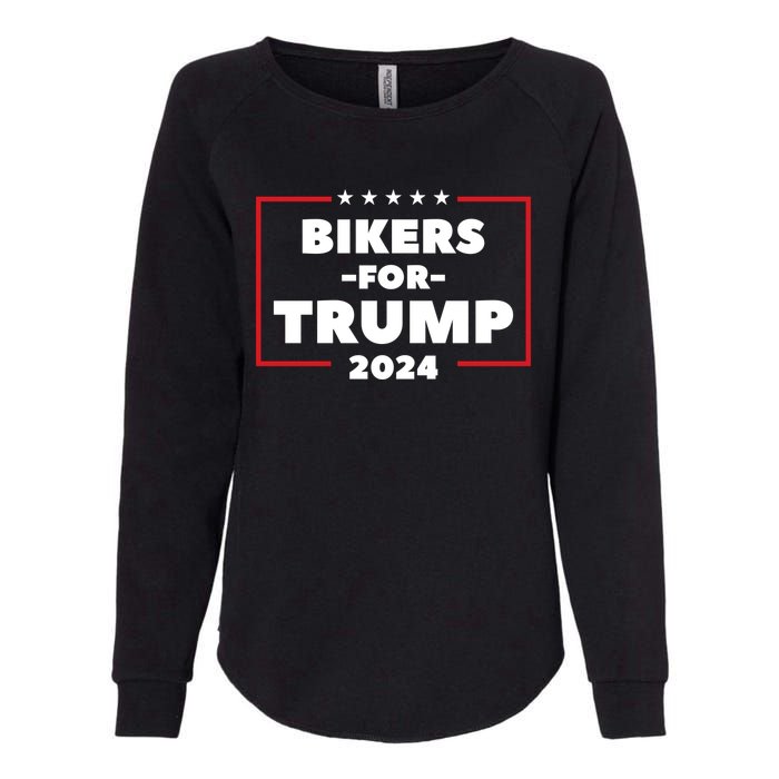 Bikers For Trump 2024 Womens California Wash Sweatshirt