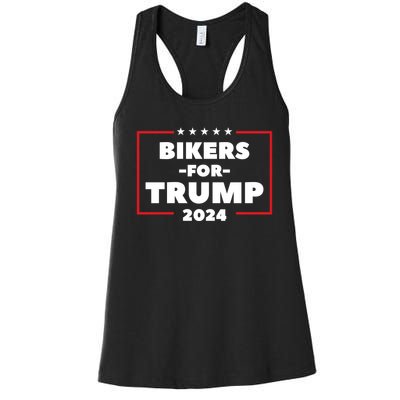 Bikers For Trump 2024 Women's Racerback Tank