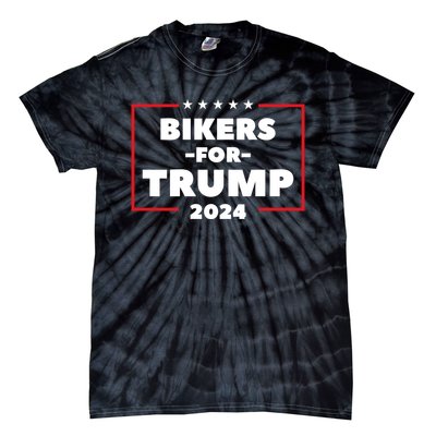 Bikers For Trump 2024 Tie-Dye T-Shirt