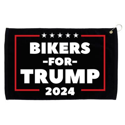 Bikers For Trump 2024 Grommeted Golf Towel