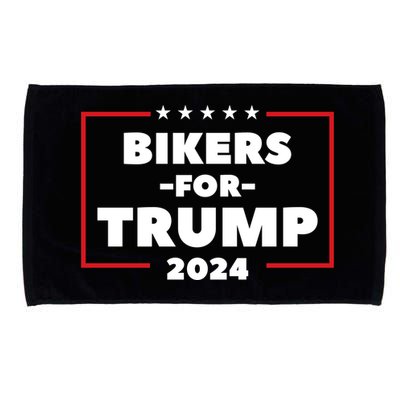 Bikers For Trump 2024 Microfiber Hand Towel