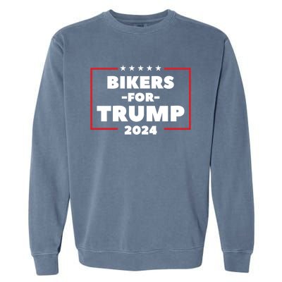 Bikers For Trump 2024 Garment-Dyed Sweatshirt