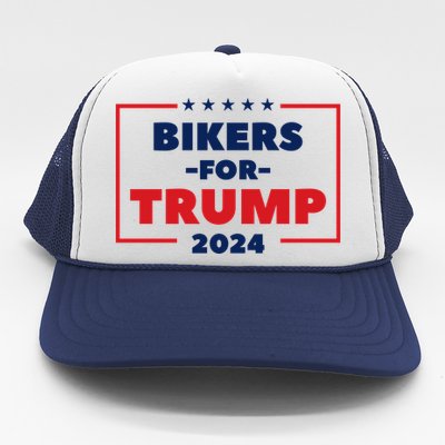 Bikers For Trump 2024 Trucker Hat