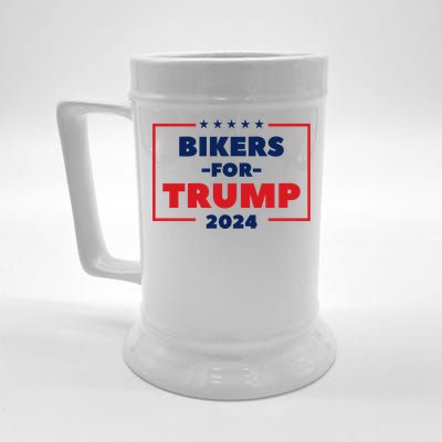 Bikers For Trump 2024 Beer Stein