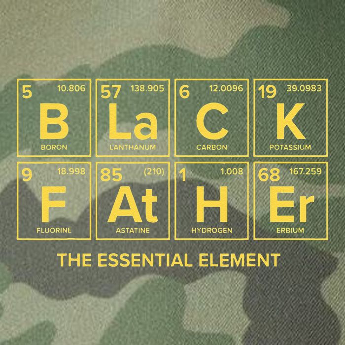 Black Father The Essential Element Dad Chemistry Science Legacy Tie Dye Trucker Hat