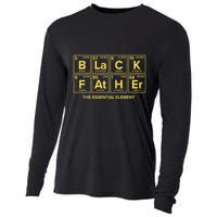 Black Father The Essential Element Dad Chemistry Science Cooling Performance Long Sleeve Crew