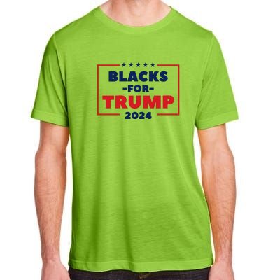 Blacks For Trump 2024 | Black Voices For Trump Adult ChromaSoft Performance T-Shirt