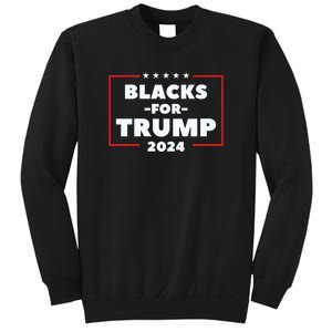 Blacks For Trump 2024 | Black Voices For Trump Sweatshirt