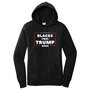 Blacks For Trump 2024 | Black Voices For Trump Women's Pullover Hoodie