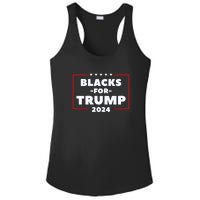 Blacks For Trump 2024 | Black Voices For Trump Ladies PosiCharge Competitor Racerback Tank