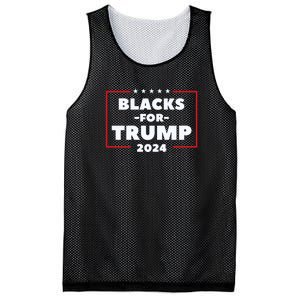 Blacks For Trump 2024 | Black Voices For Trump Mesh Reversible Basketball Jersey Tank