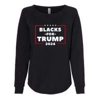 Blacks For Trump 2024 | Black Voices For Trump Womens California Wash Sweatshirt