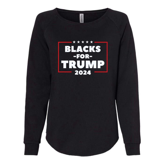 Blacks For Trump 2024 | Black Voices For Trump Womens California Wash Sweatshirt