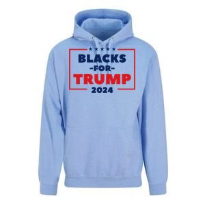 Blacks For Trump 2024 | Black Voices For Trump Unisex Surf Hoodie