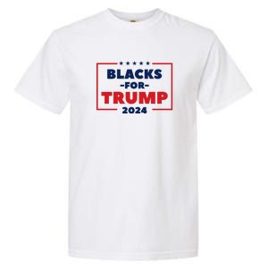 Blacks For Trump 2024 | Black Voices For Trump Garment-Dyed Heavyweight T-Shirt