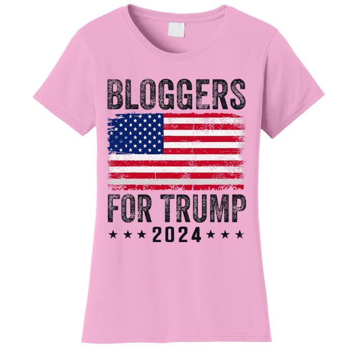 Bloggers For Trump 2024 Women's T-Shirt