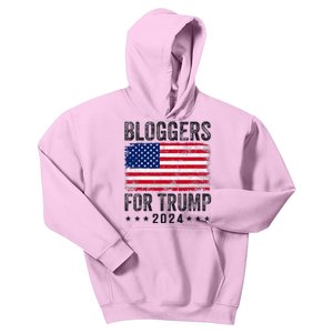 Bloggers For Trump 2024 Kids Hoodie