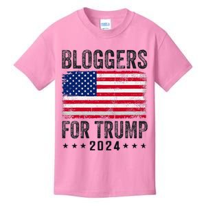 Bloggers For Trump 2024 Kids T-Shirt