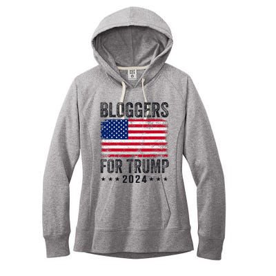 Bloggers For Trump 2024 Women's Fleece Hoodie