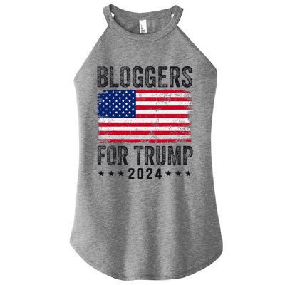 Bloggers For Trump 2024 Women’s Perfect Tri Rocker Tank