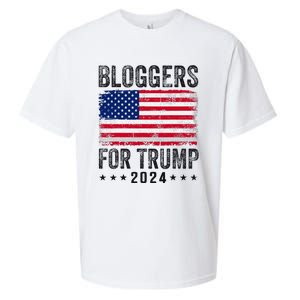 Bloggers For Trump 2024 Sueded Cloud Jersey T-Shirt