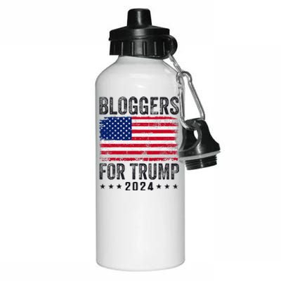 Bloggers For Trump 2024 Aluminum Water Bottle