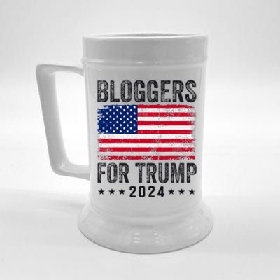 Bloggers For Trump 2024 Beer Stein