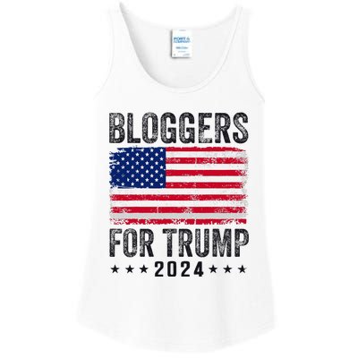 Bloggers For Trump 2024 Ladies Essential Tank