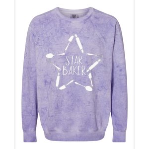 Baker For The Baking Fan Colorblast Crewneck Sweatshirt