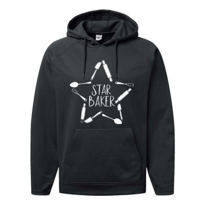 Baker For The Baking Fan Performance Fleece Hoodie