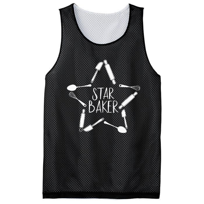 Baker For The Baking Fan Mesh Reversible Basketball Jersey Tank