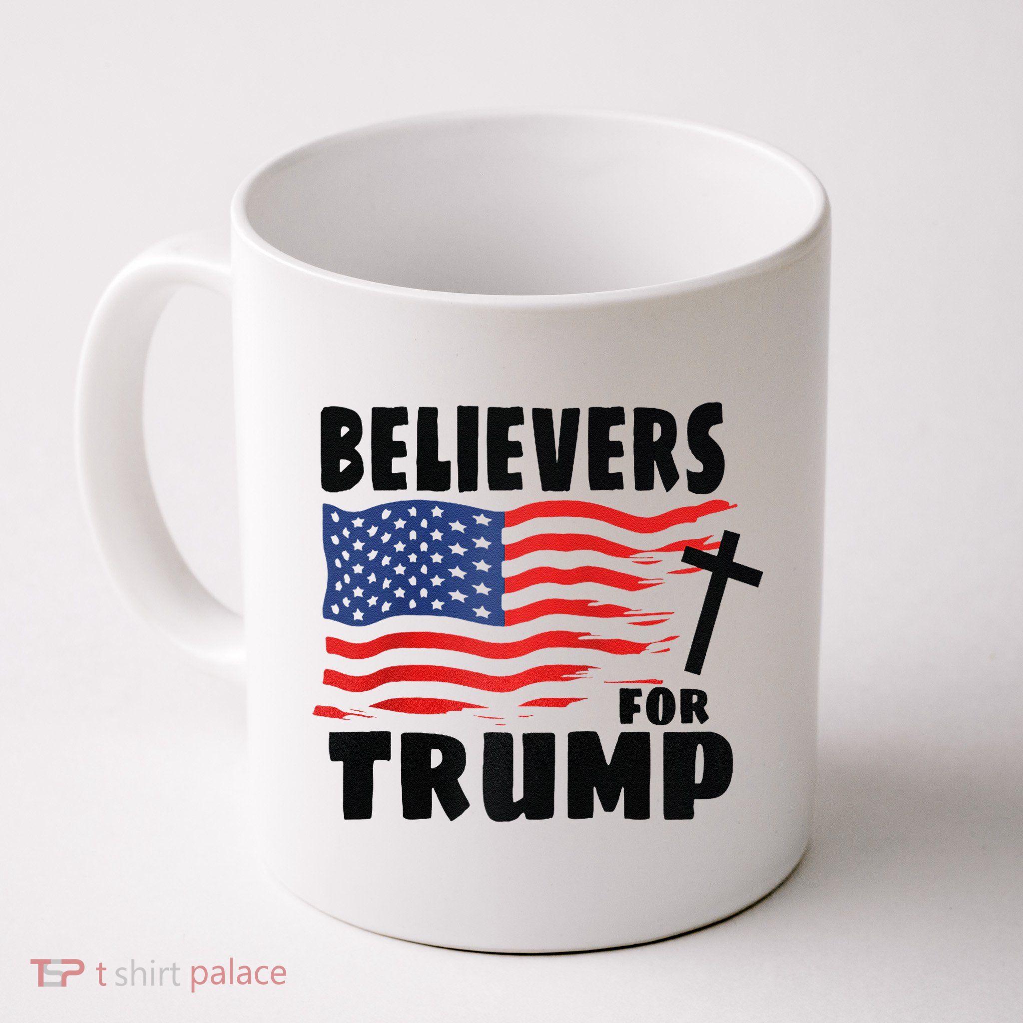 Believers For Trump Christians For Trump 2024 Raglan Mug