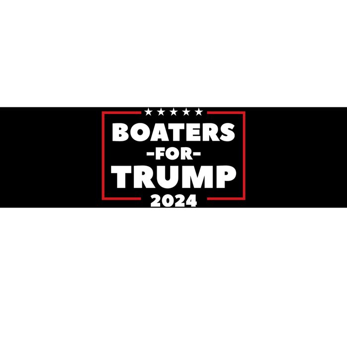 Boaters For Trump 2024 Bumper Sticker