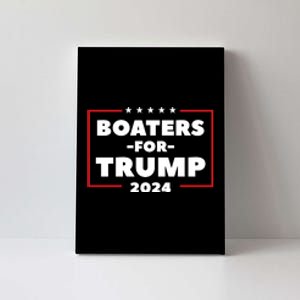 Boaters For Trump 2024 Canvas