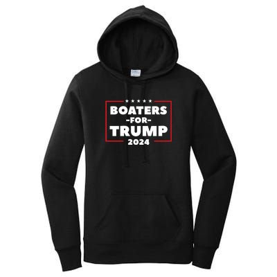 Boaters For Trump 2024 Women's Pullover Hoodie