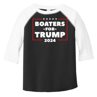 Boaters For Trump 2024 Toddler Fine Jersey T-Shirt