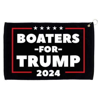 Boaters For Trump 2024 Grommeted Golf Towel