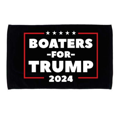 Boaters For Trump 2024 Microfiber Hand Towel