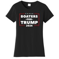 Boaters For Trump 2024 Women's T-Shirt