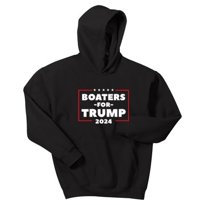 Boaters For Trump 2024 Kids Hoodie