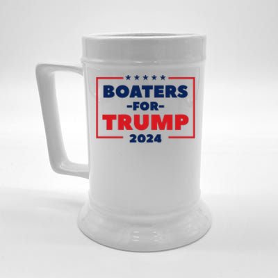 Boaters For Trump 2024 Beer Stein